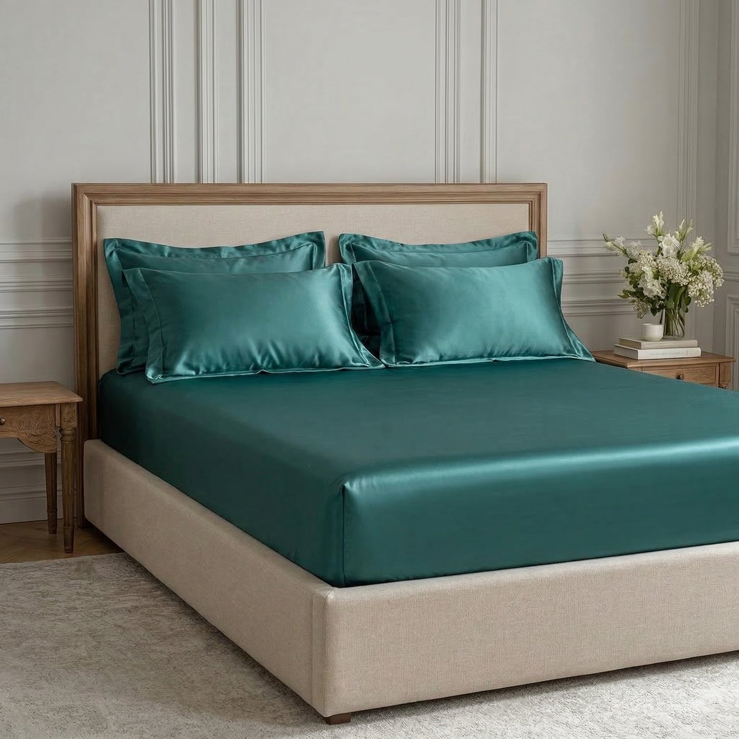 100% Mulberry Silk Fitted Sheet