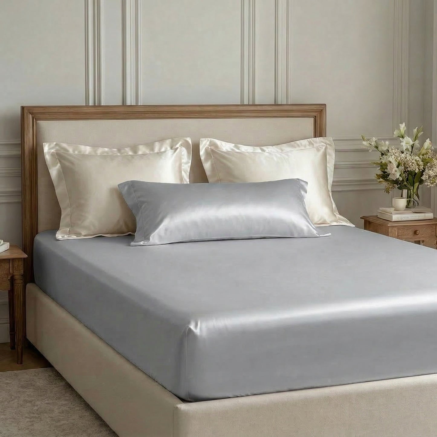 100% Mulberry Silk Fitted Sheet