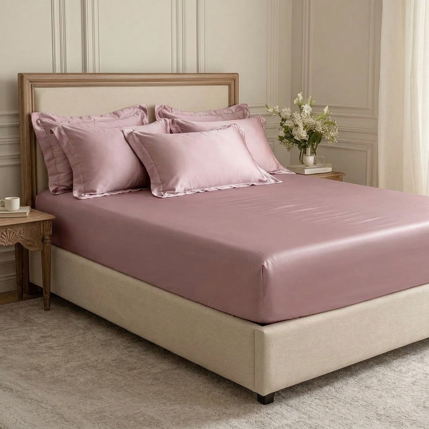 100% Mulberry Silk Fitted Sheet