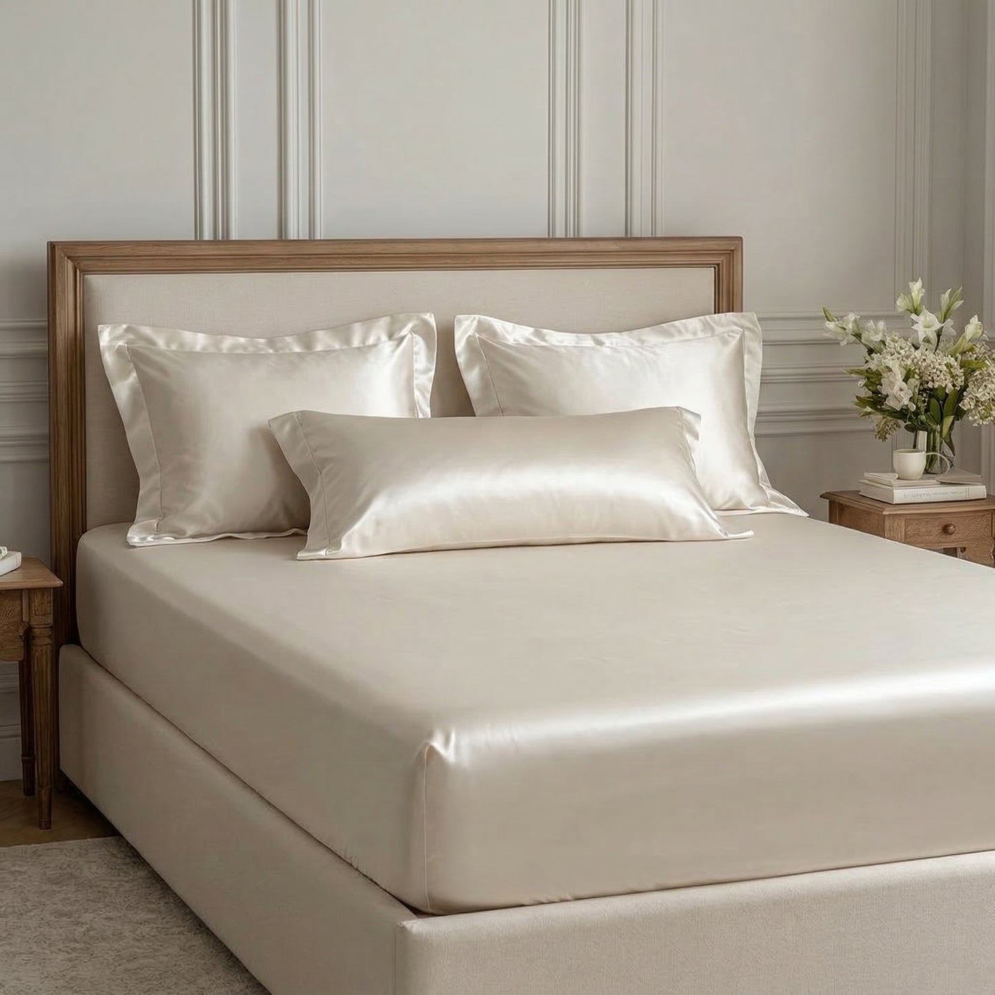 100% Mulberry Silk Fitted Sheet