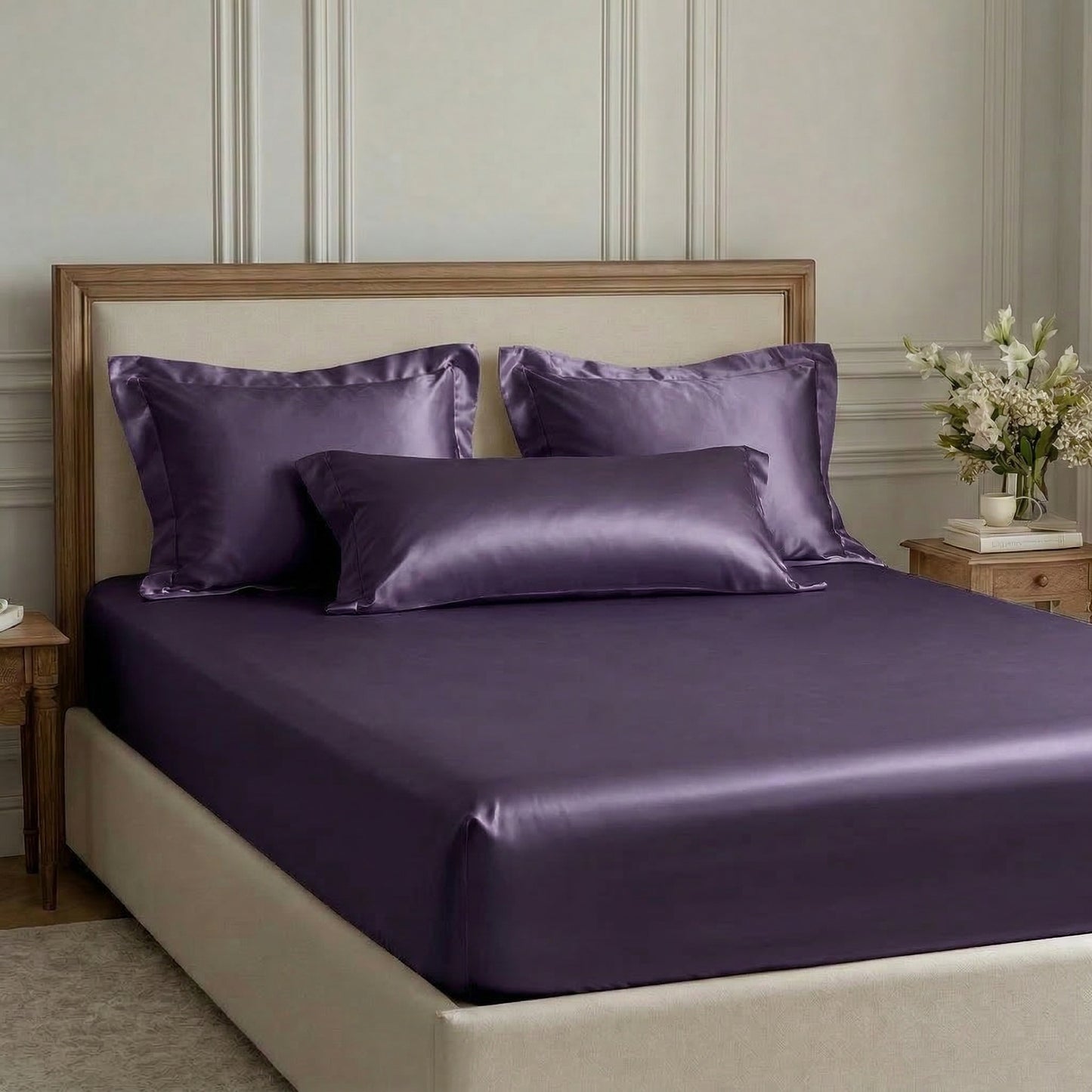 100% Mulberry Silk Fitted Sheet