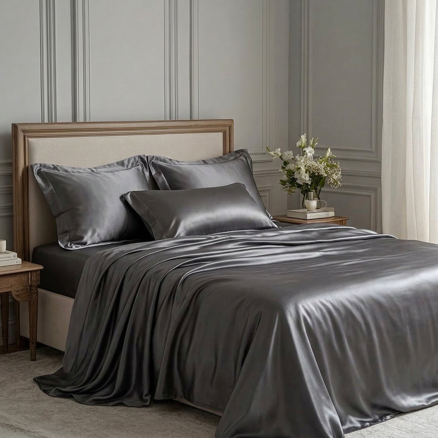 100% Mulberry Silk Duvet Cover Luxe collection