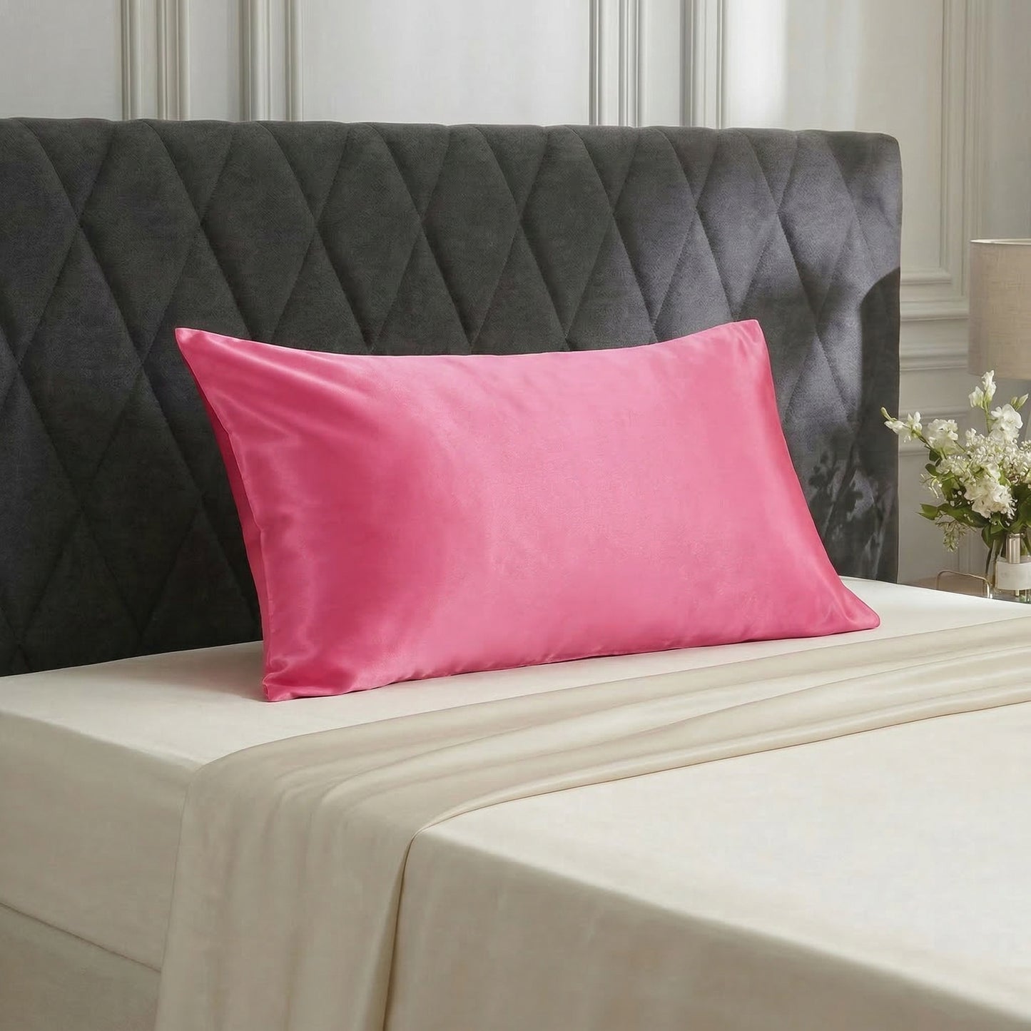 100% silk pillowcase ribbon