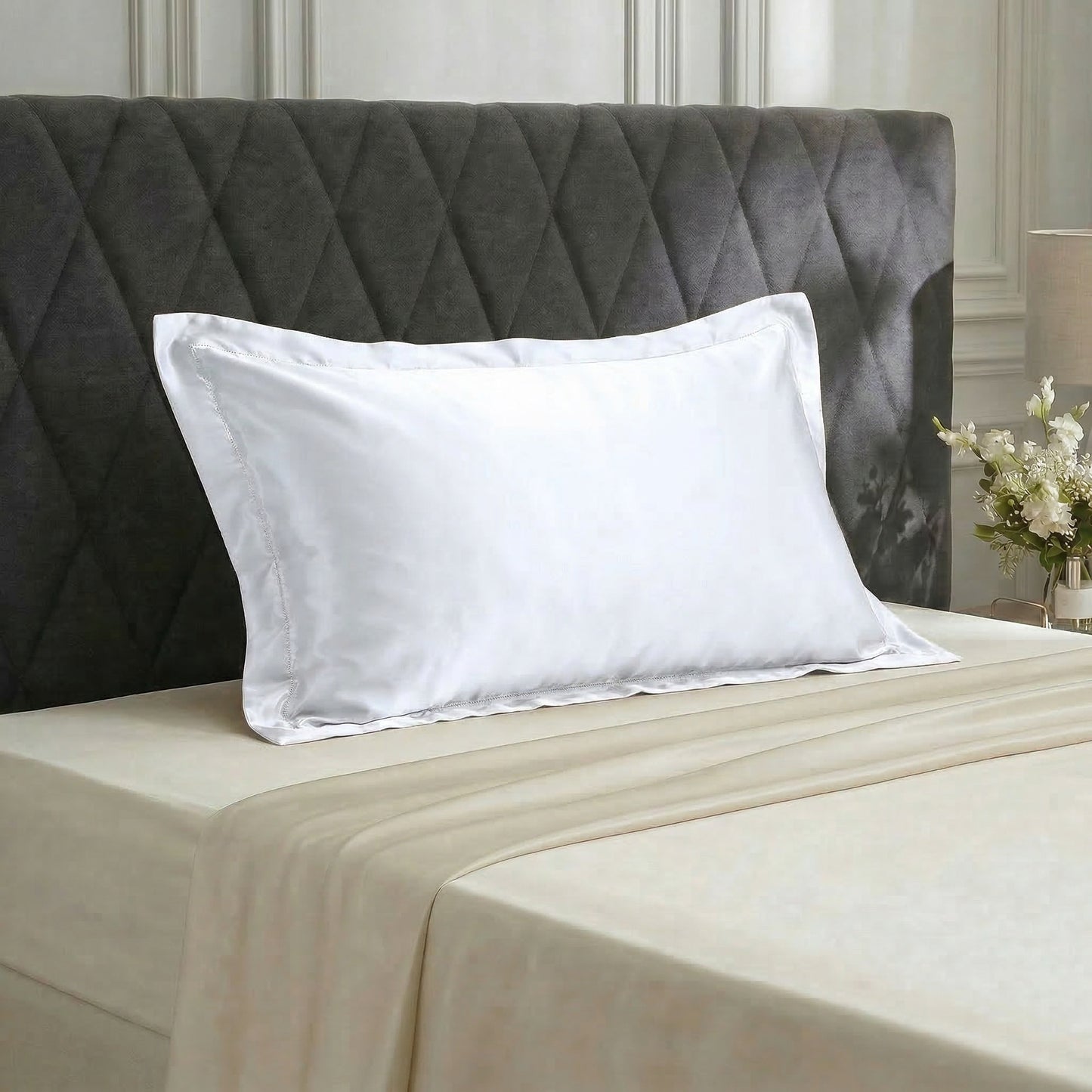 100% silk pillowcase ribbon