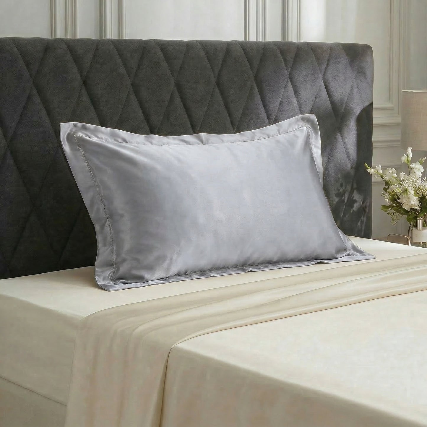 100% silk pillowcase ribbon