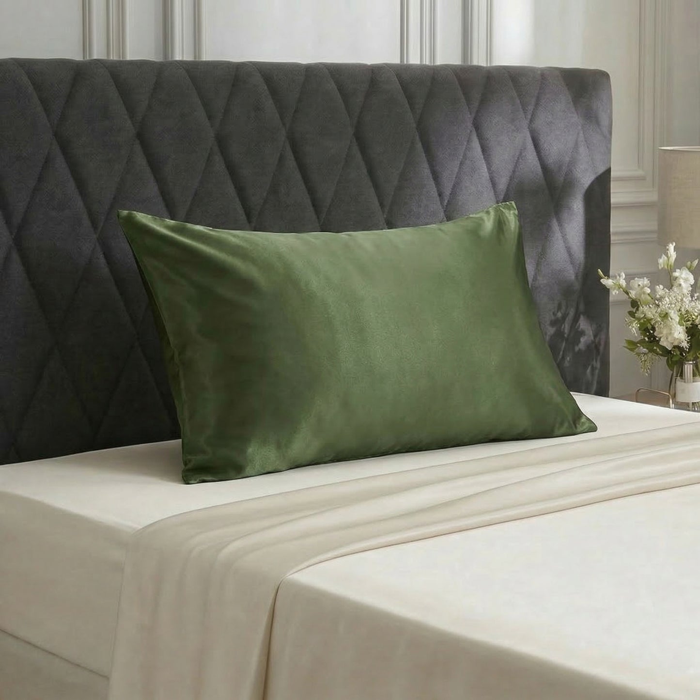 100% silk pillowcase ribbon